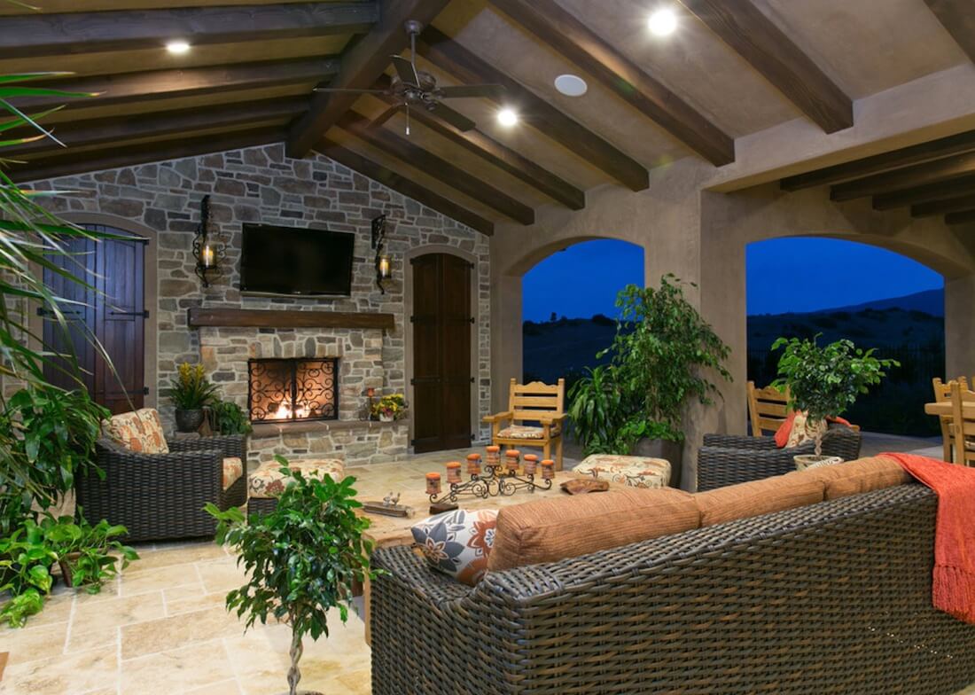outdoor living room design san jose